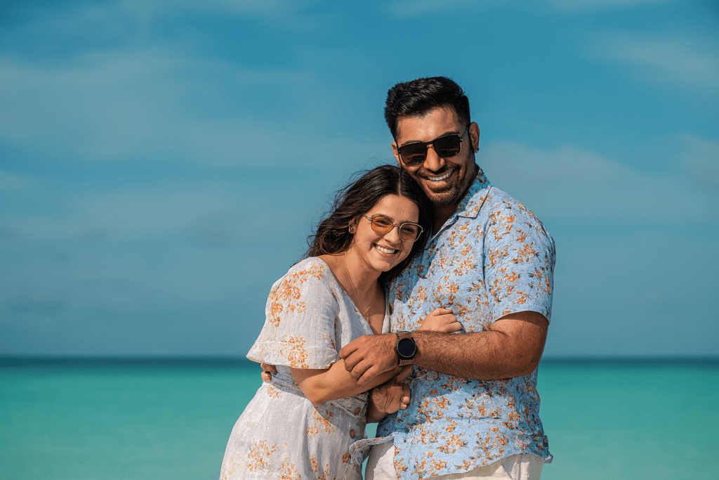 couple achieving financial freedom after leaving franchise business